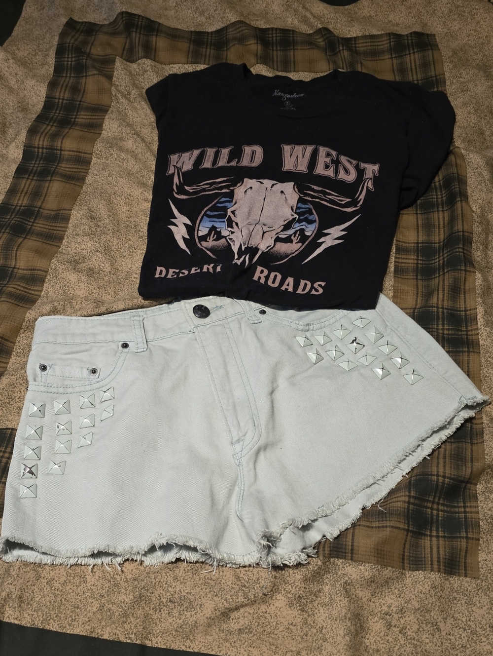 Bdg Shorts With Studs Brand New